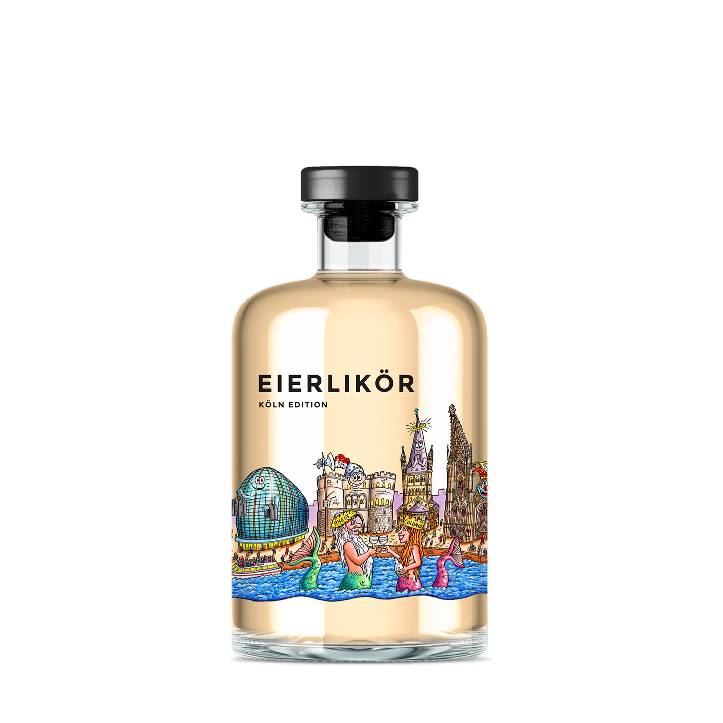 Eierlikör mit Grappa - Städte-Editionen - 14% Vol., 500ml