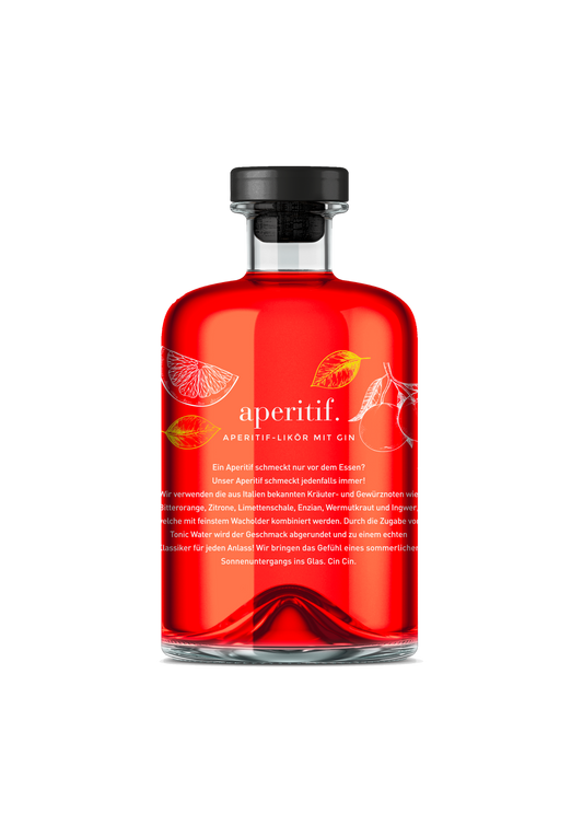 aperitif. - Aperitif-Likör mit Gin
