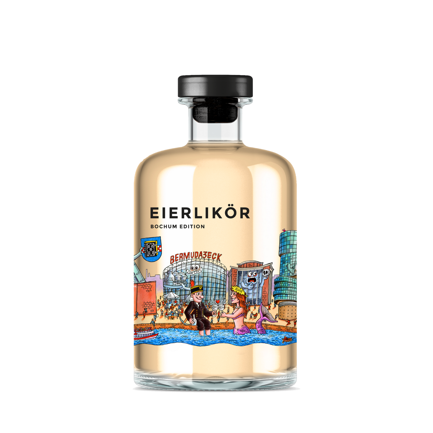 Eierlikör mit Grappa - Städte-Editionen - 14% Vol., 500ml