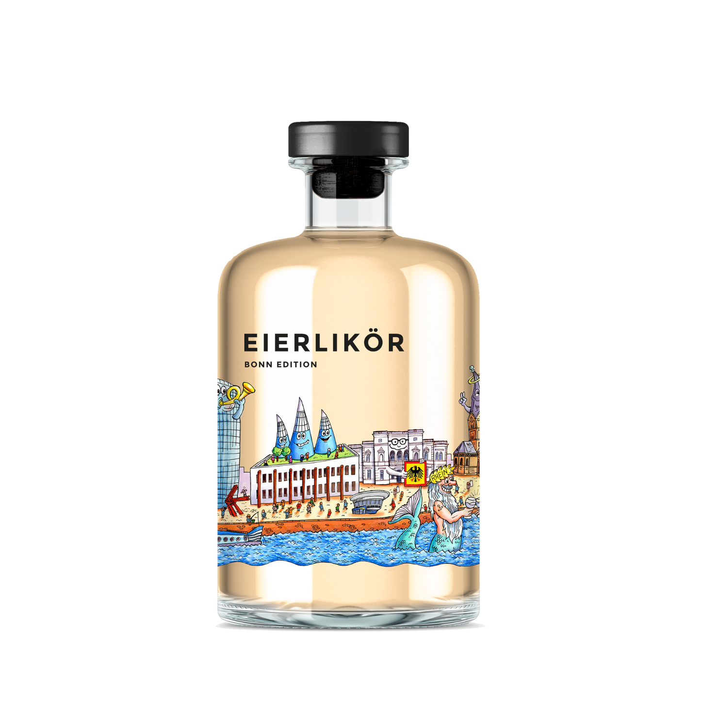 Eierlikör mit Grappa - Städte-Editionen - 14% Vol., 500ml