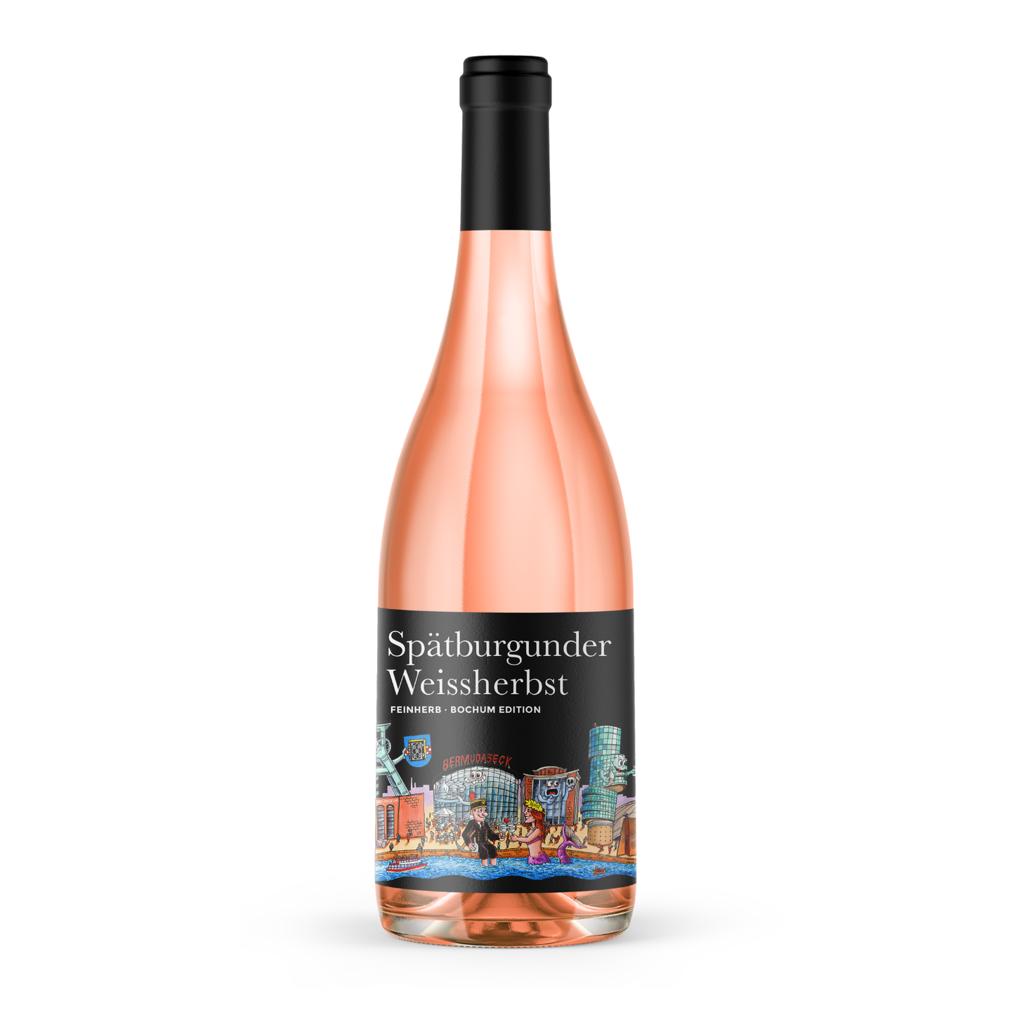 r[h]einwein - Städte-Editionen, Spätburgunder Weißherbst Rosé (feinherb)