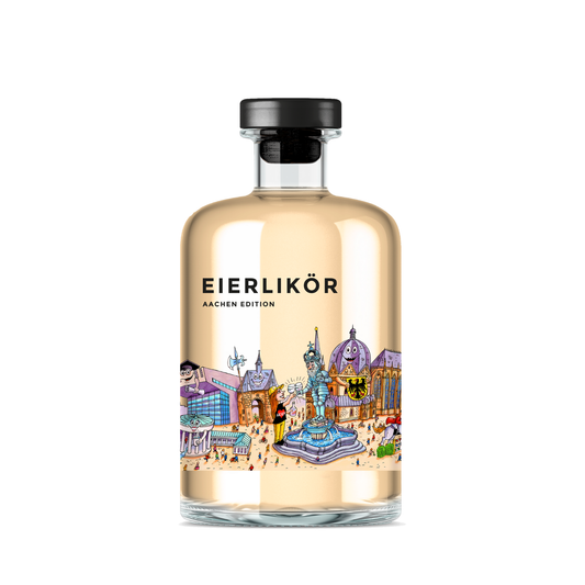 Eierlikör mit Grappa - Städte-Editionen - 14% Vol., 500ml