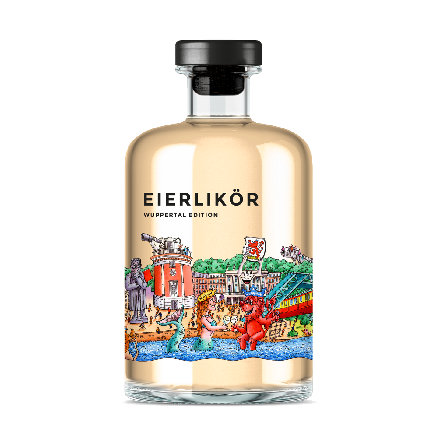 Eierlikör mit Grappa - Städte-Editionen - 14% Vol., 500ml