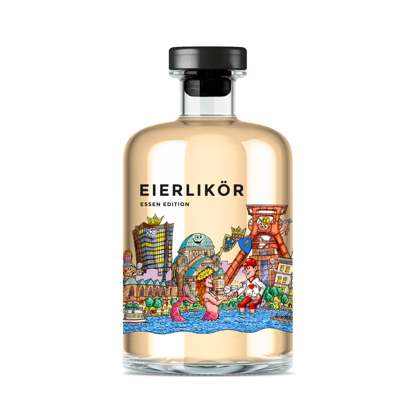 Eierlikör mit Grappa - Städte-Editionen - 14% Vol., 500ml