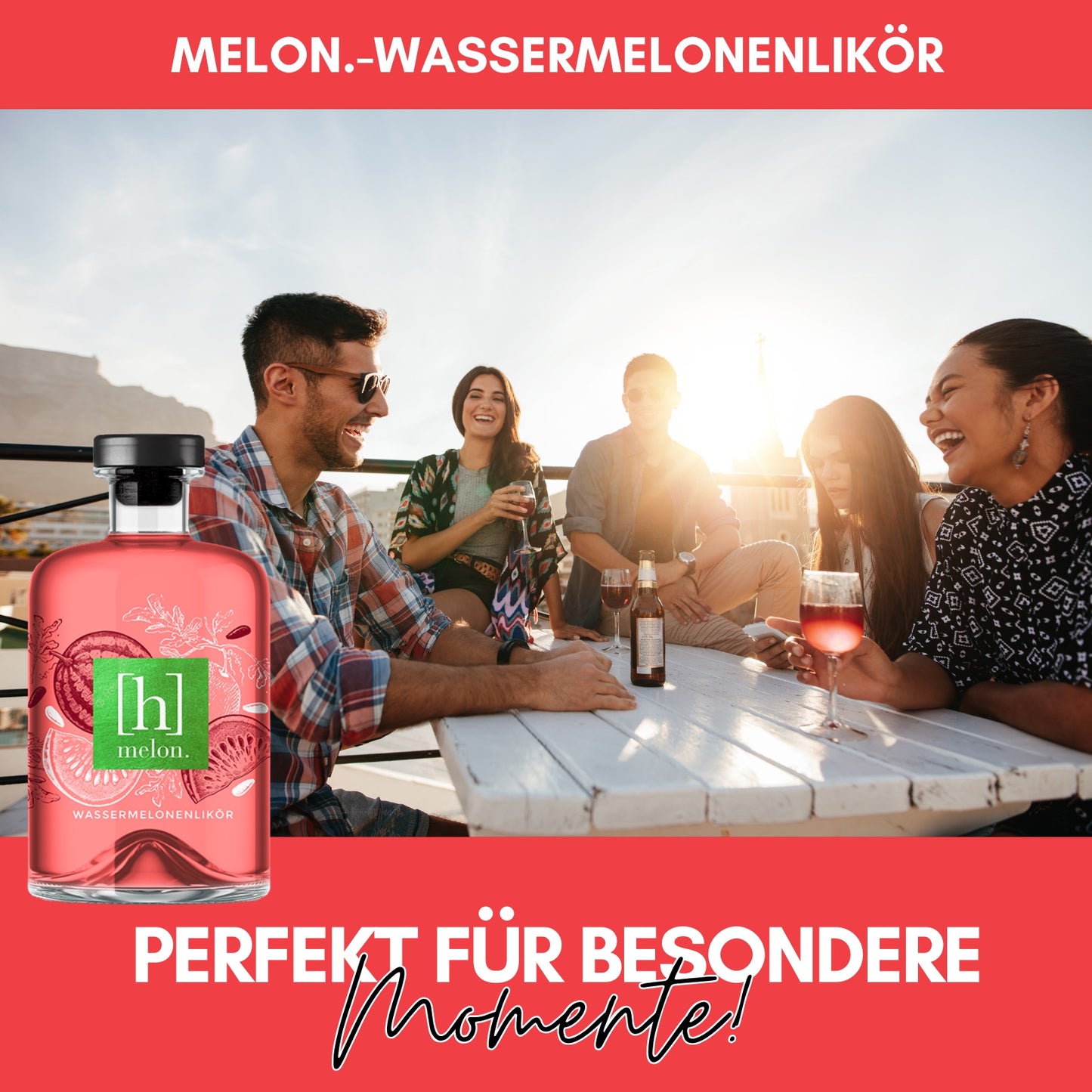 melon.-Wassermelonenlikör