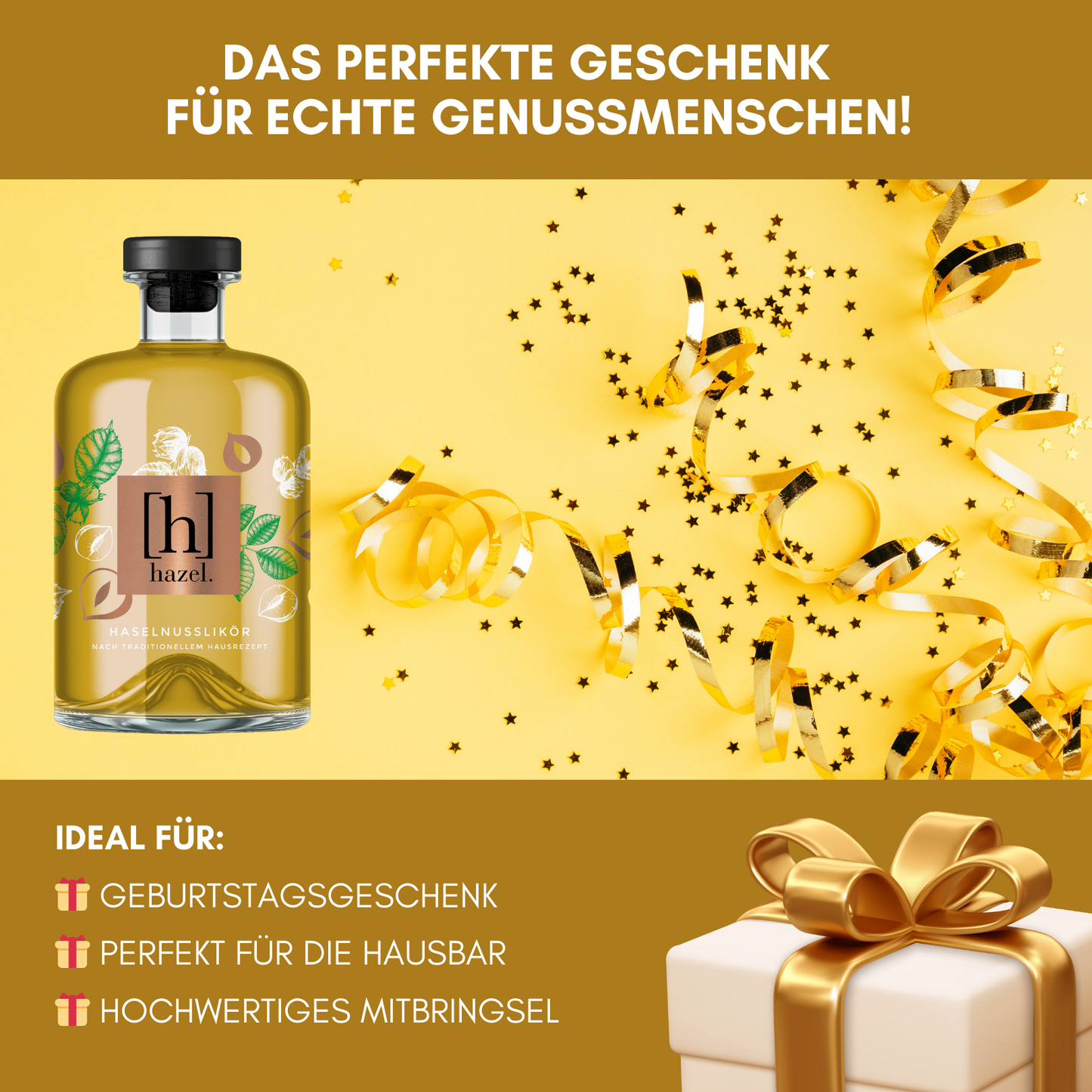 hazel. - Haselnusslikör - nach traditionellem Hausrezept