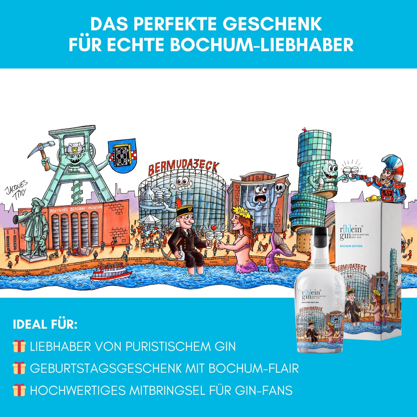 Gin für Bochum Liebhaber und Fans, Bochum Flair