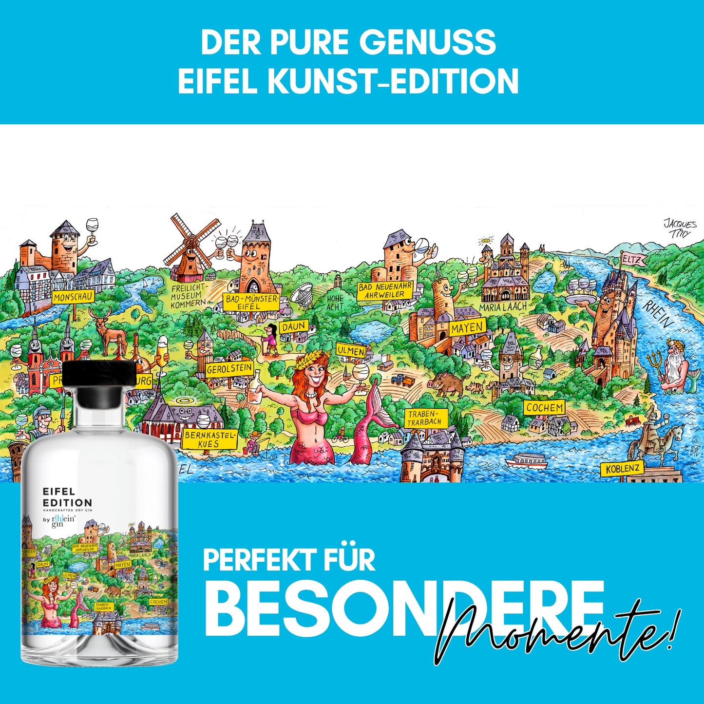 Eifel Gin Cochem Koblenz Daun Monschau Rhein
