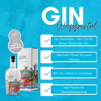 Wuppertal Gin Skyline Kunstedition Wacholdergin