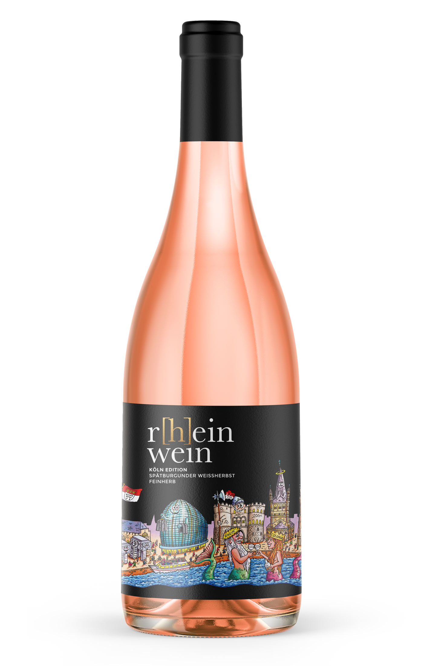 r[h]einwein - Städte-Editionen, Spätburgunder Weißherbst Rosé (feinherb)