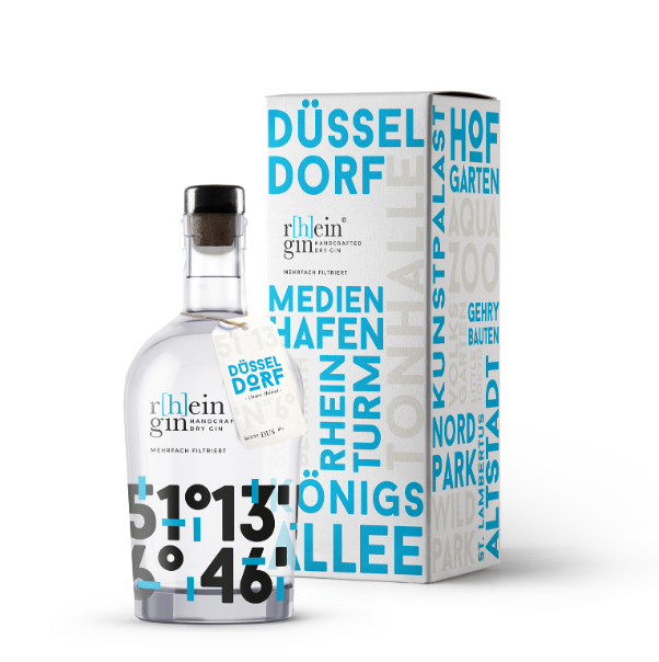 r[h]eingin Klassiker - Düsseldorfer Gin mit Geschenkverpackung