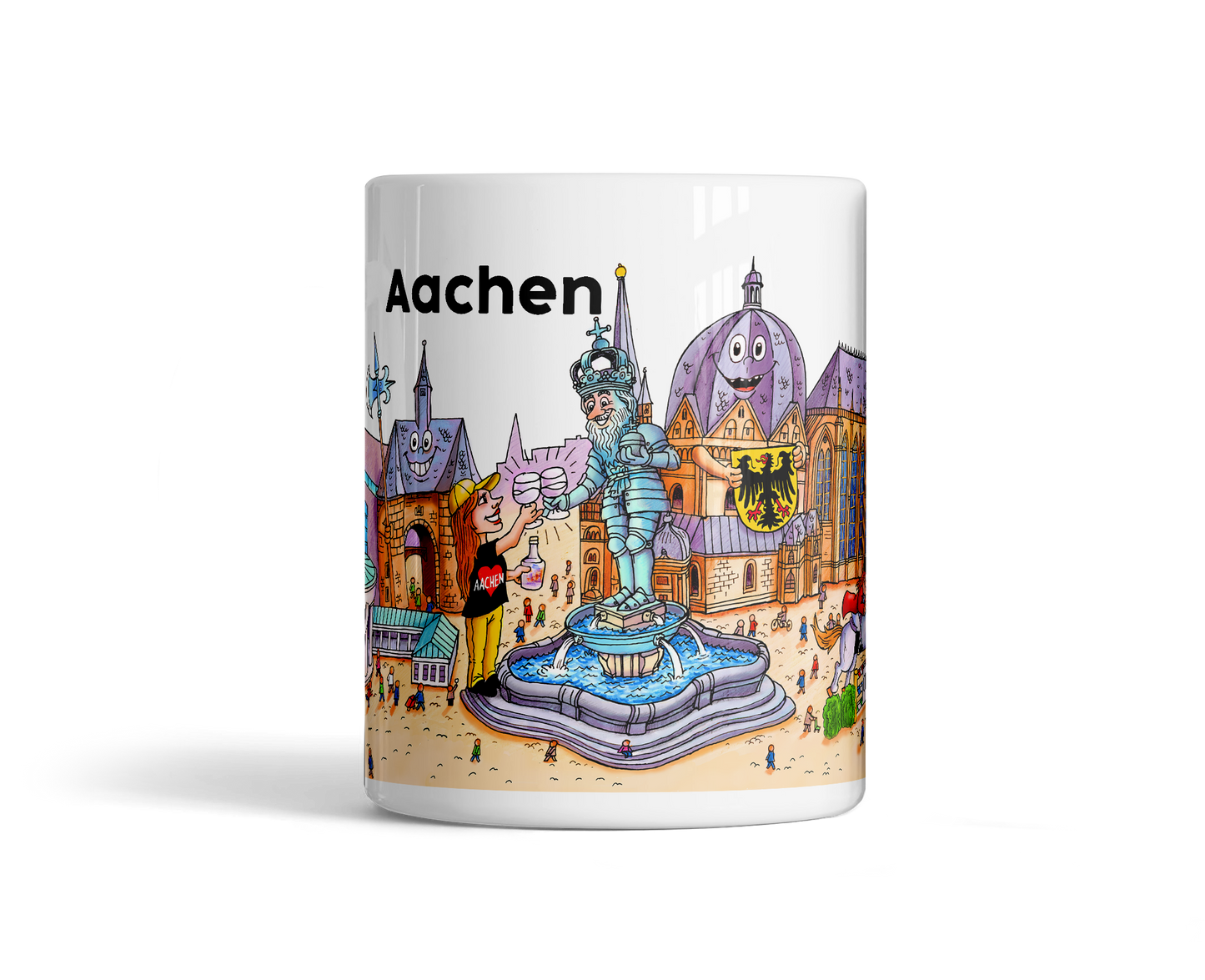 Tasse Städte Skyline