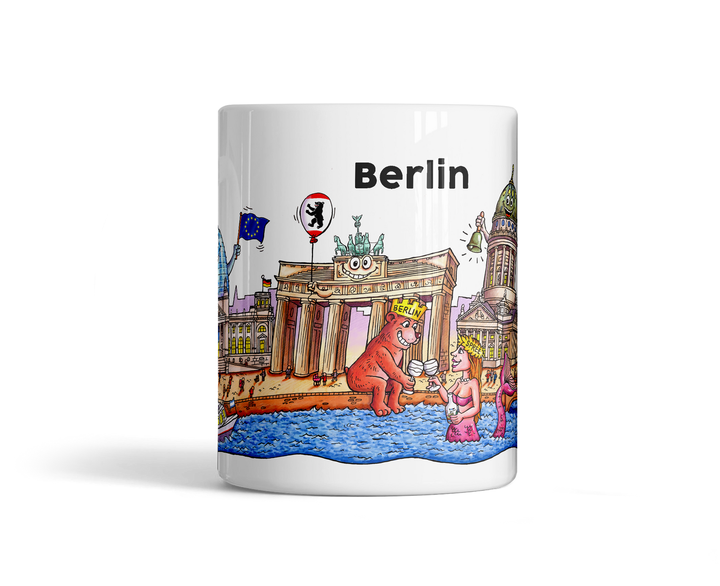 Tasse Städte Skyline