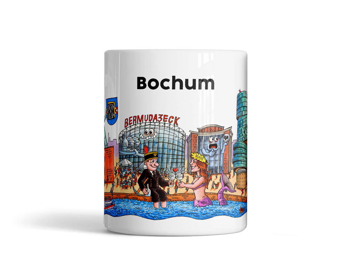 Tasse Städte Skyline