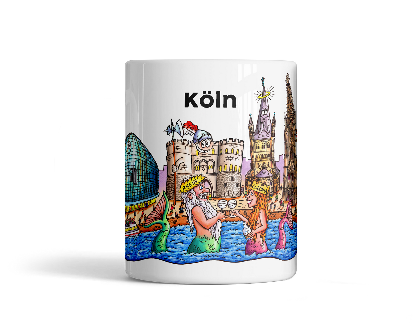 Tasse Städte Skyline