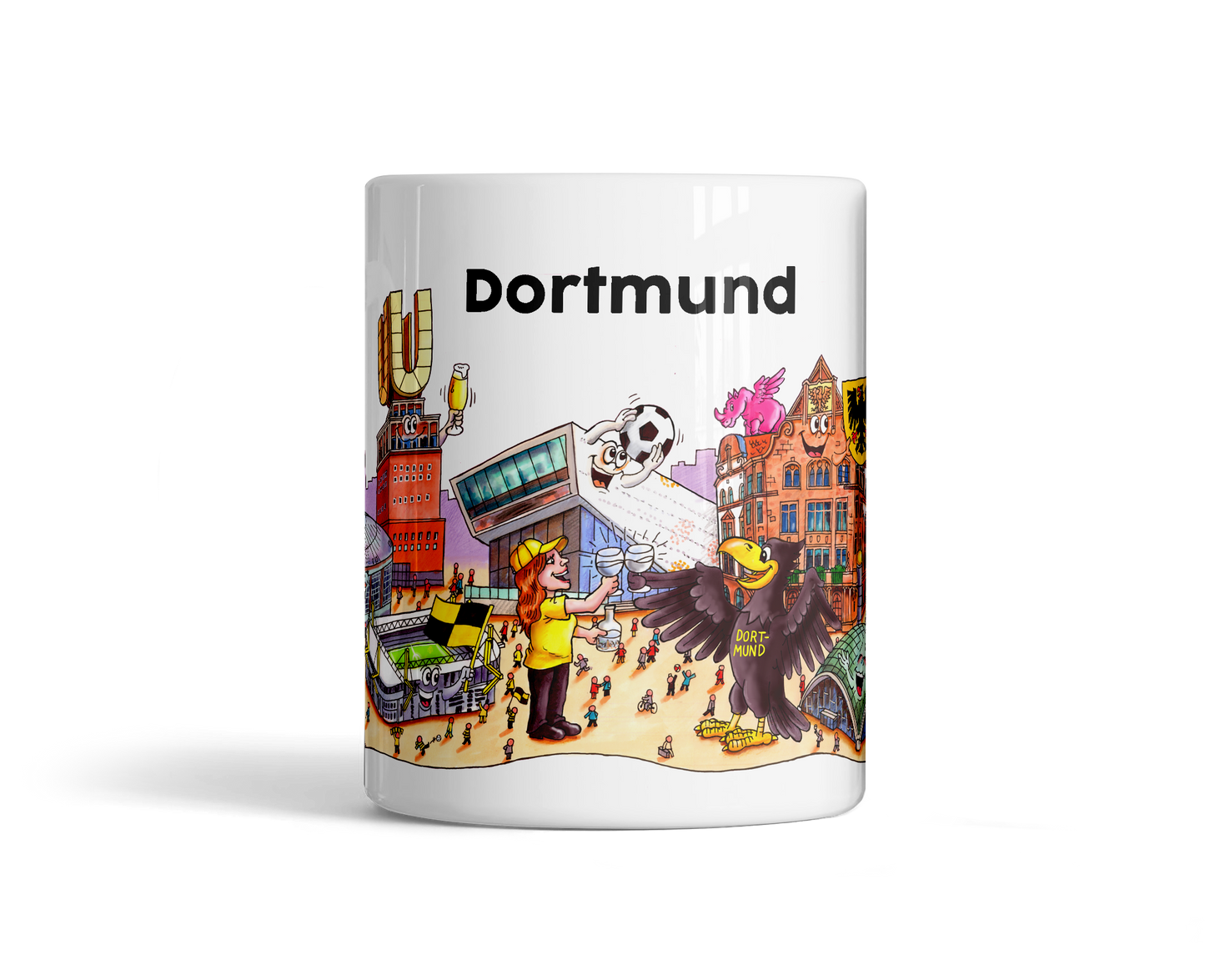 Tasse Städte Skyline