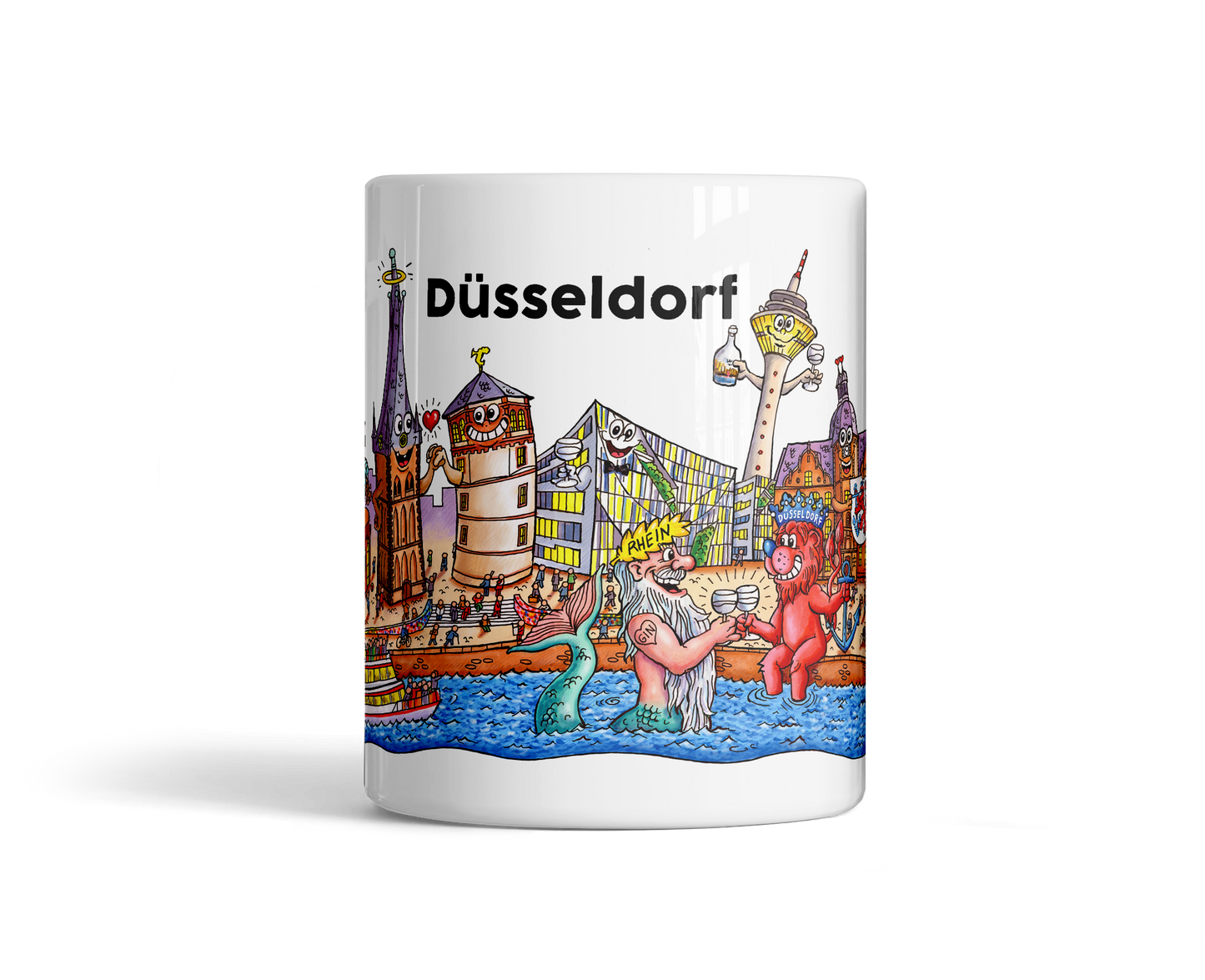 Tasse Städte Skyline