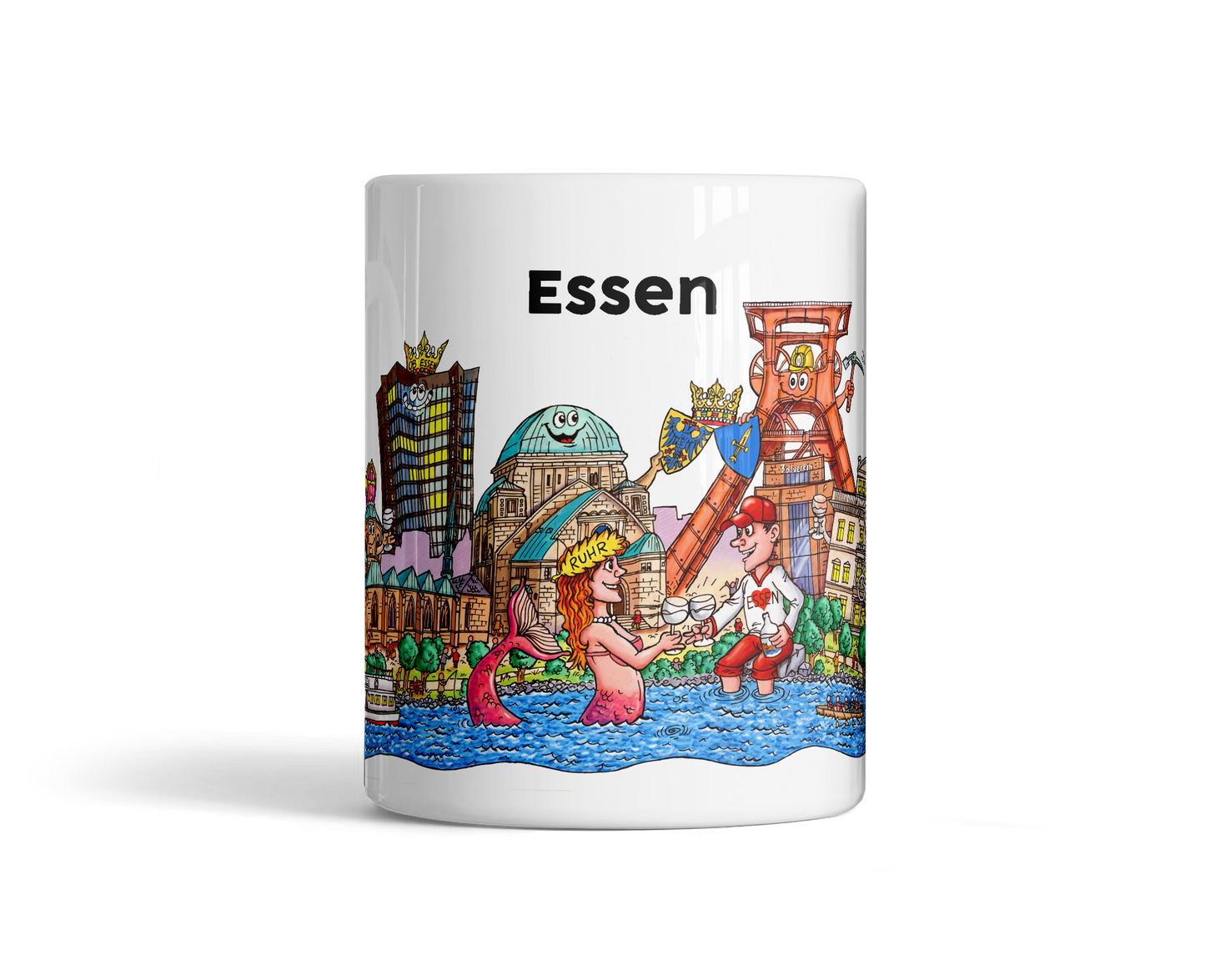 Tasse Städte Skyline