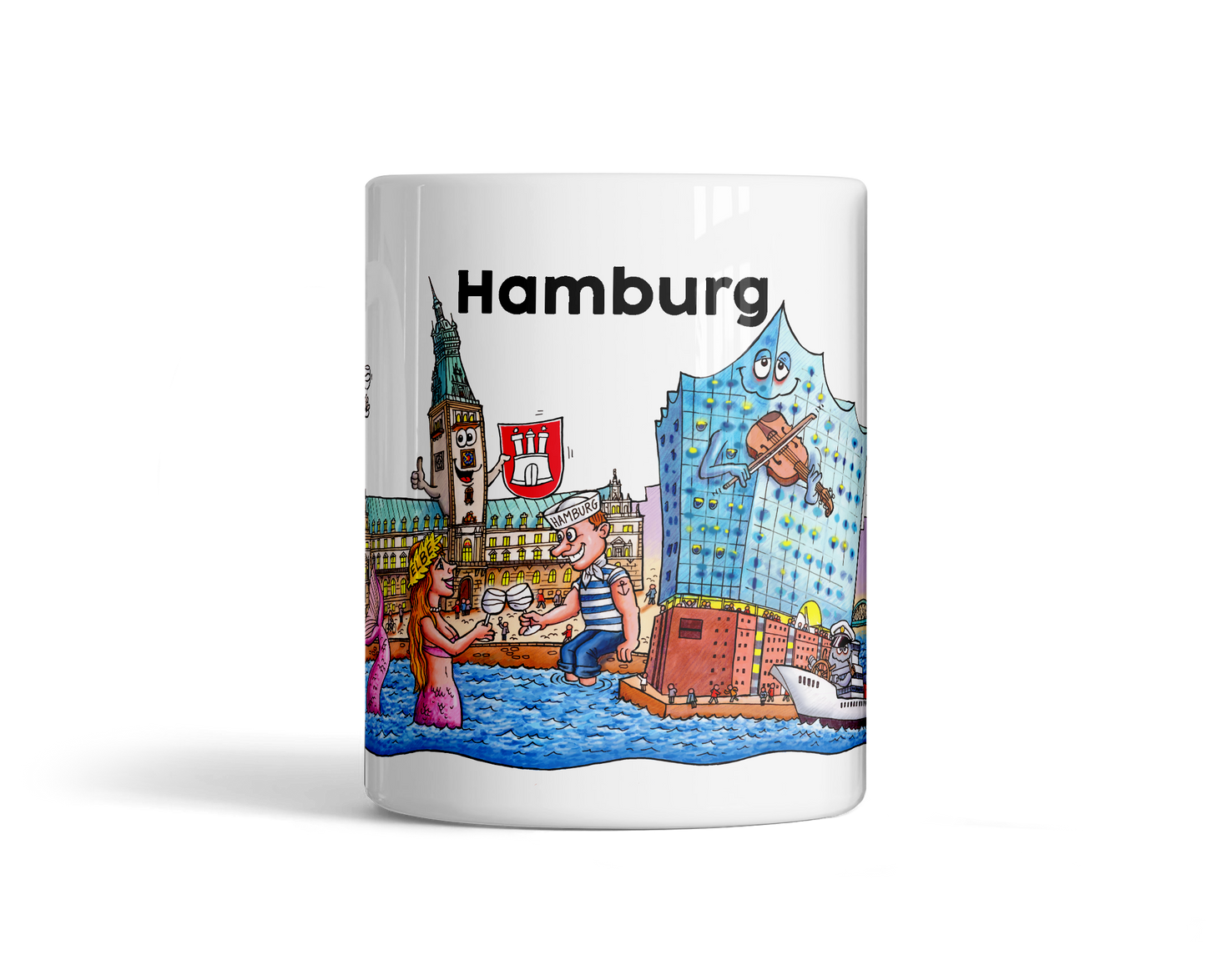 Tasse Städte Skyline