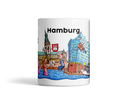 Tasse Städte Skyline