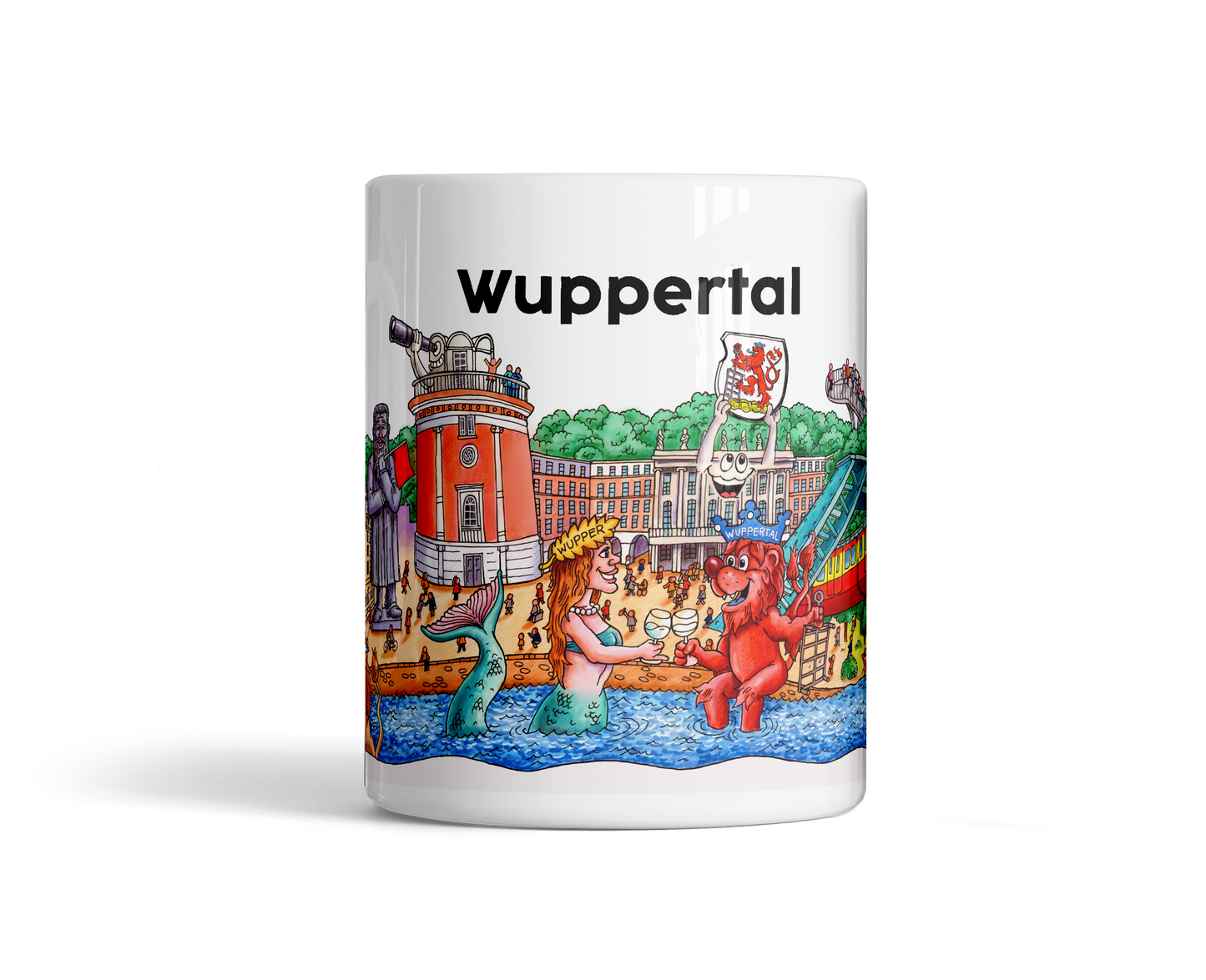 Tasse Städte Skyline