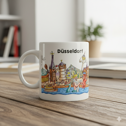 Tasse Städte Skyline