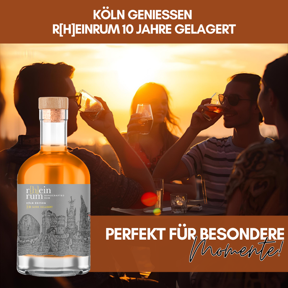 Tilly Köln Rum im Sonnenuntergang genießen