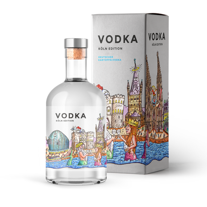 Vodka - Tilly-Städte-Editionen (Kartfoffelvodka), 37,5% Vol., 500ml