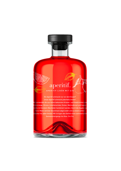aperitif. - Aperitif-Likör mit Gin