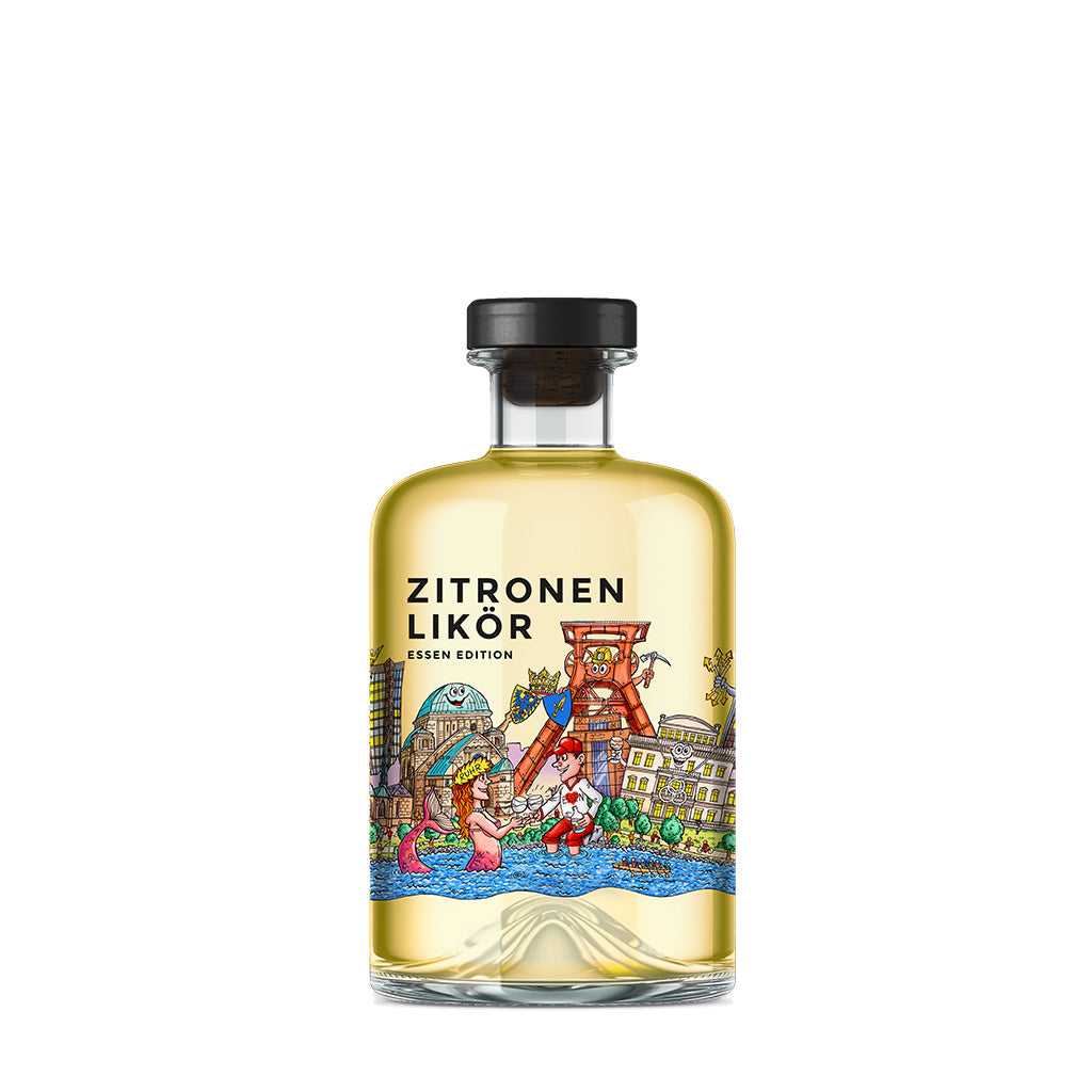 Zitronenlikör mit Zitronensaft - Städte Editionen