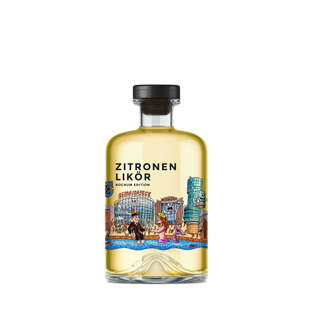 Zitronenlikör mit Zitronensaft - Städte Editionen