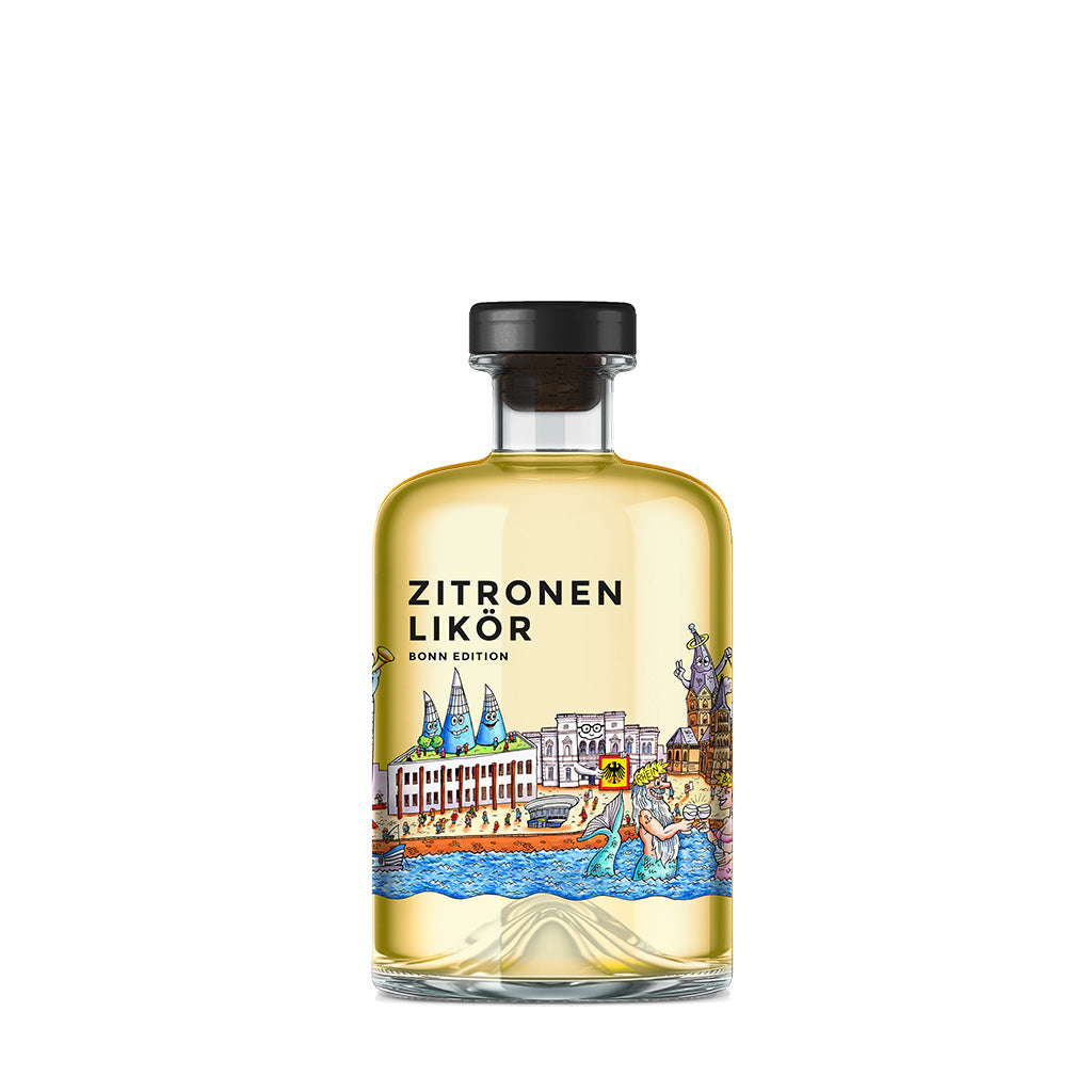 Zitronenlikör mit Zitronensaft - Städte Editionen